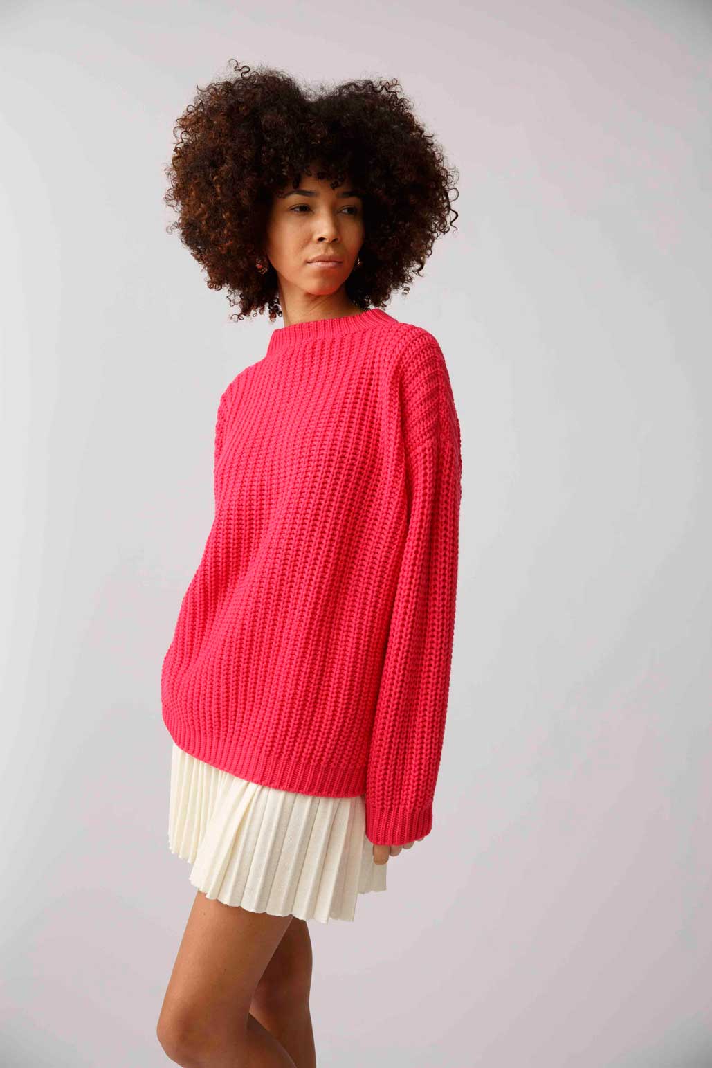 Maglia inglese oversize "Perla"